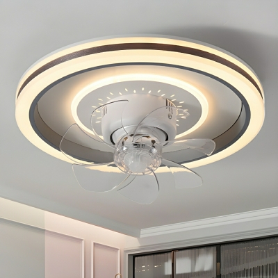 Stylish Adjustable Ceiling Fan with Remote Control and Dimmable LED Light