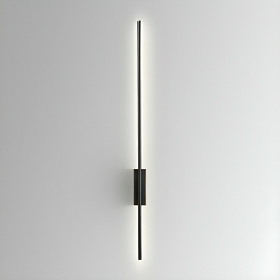 Elegant Modern Metallic LED Wall Lamp with Up & Down Lighting and Clear Crystal Shade