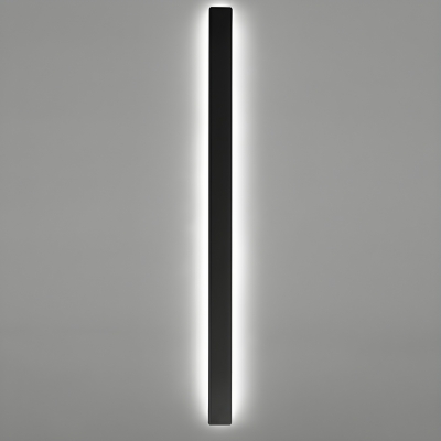 Modern Metal LED Wall Lamp with Acrylic Shade - 1-Light, Hardwired