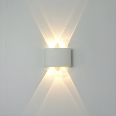 Warm Light Modern LED Wall Lamp with Up & Down Acrylic Shade for Cozy Home Ambiance