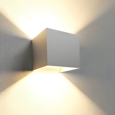 Elegant Modern 2-Light Battery Powered Wall Lamp in Warm Light