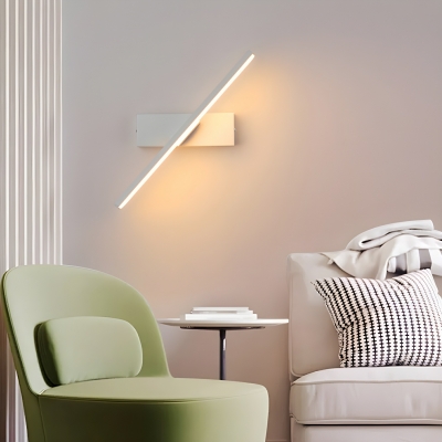 Modern Hardwired Metal 1-Light LED Wall Sconce with Acrylic Shade