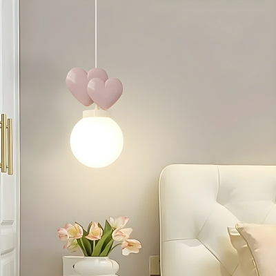 Elegant Modern White 1-Light LED Wall Sconce with Resin Shade
