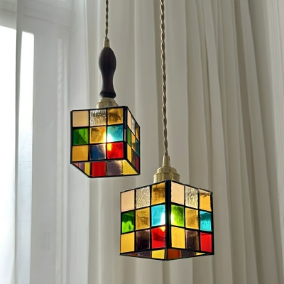 Stunning Tiffany Style LED Pendant with Hanging Metal Shade for 35-40 Women