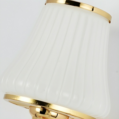 Elegant Hardwired Modern Gold Wall Lamp with Classy Ambient Light for Perfect Room Aesthetic