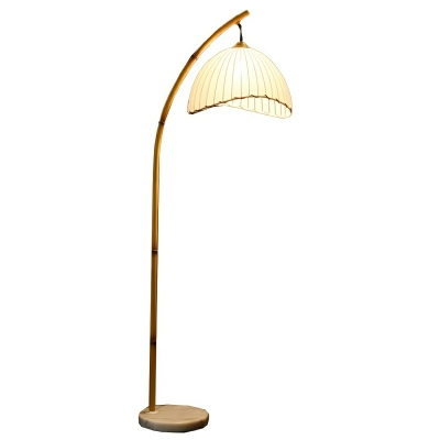 Unique Cast Iron Floor Lamp with Modern Beige Shade - Warm Light for 35-40 Women