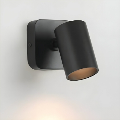 Elegant Black Metal LED Wall Lamp with 1 Light for Modern Home Decor