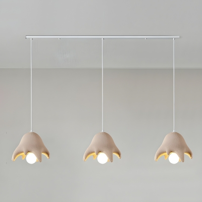 Modern 3-Light Pendant Light with Adjustable Length for Living Room