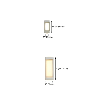 Modern Warm Light Dual-Light Wall Sconce with Acrylic Shades