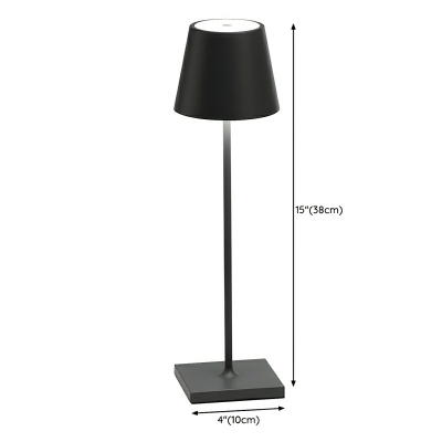 Unique Metal Touch Control LED Table Lamp for Modern Decor in Residential Settings