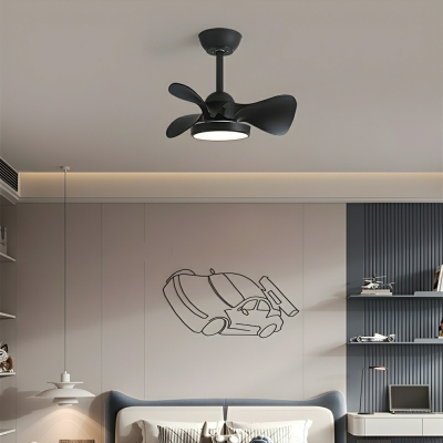 Dimmable LED Ceiling Fan with Remote Control and Stepless Dimming, Modern Style