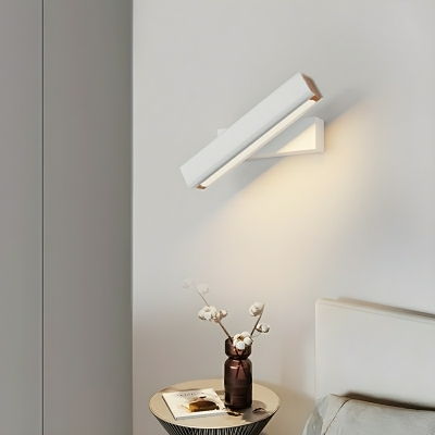 Elegant Modern Hardwired LED Metal Wall Lamp with Acrylic Shade