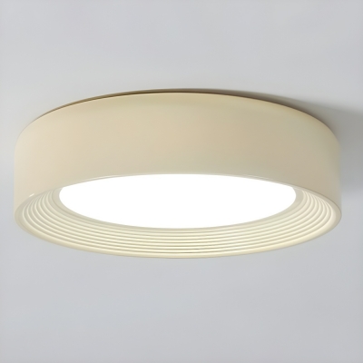 Sleek Modern Flush Mount Ceiling Light with Durable Acrylic Shade and LED Bulbs