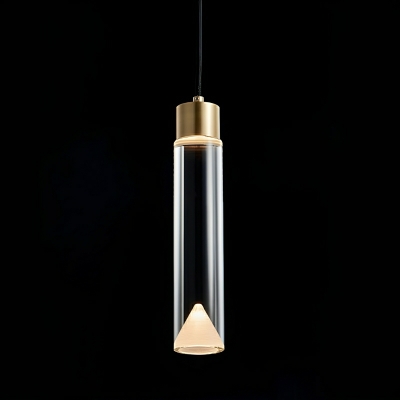 Clear Crystal Pendant Light with Adjustable Hanging Length for Modern Home Decor