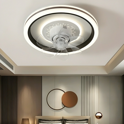 Stylish Adjustable Ceiling Fan with Remote Control and Dimmable LED Light