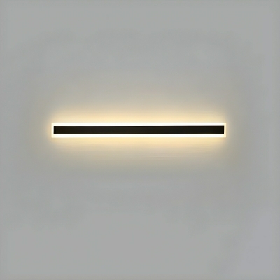 Innovative Black Metal Wall Sconce with Modern Design and 1 Functional Light