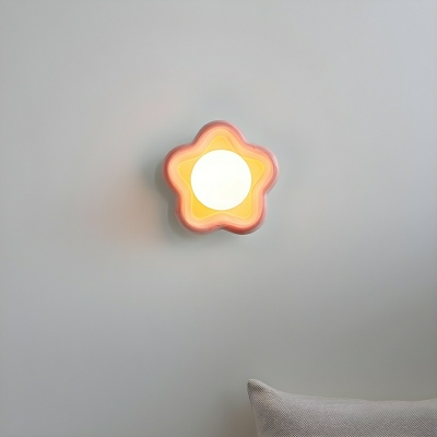 Modern Ceramic Wall Sconce with Glass Shade - Stylish 1-Light Bi-pin Light for Modern Homes