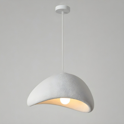 Modern Plastic Pendant Light with Adjustable Hanging Length and LED Light for Residential Use