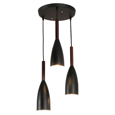 Sleek Modern Metal Pendant Light with Adjustable Length and Delicate Iron Shade for Stylish Home Use