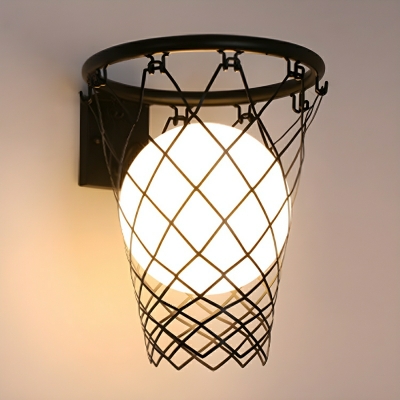 Elegant 1-Light Modern Wall Sconce with Stunning Glass Shade