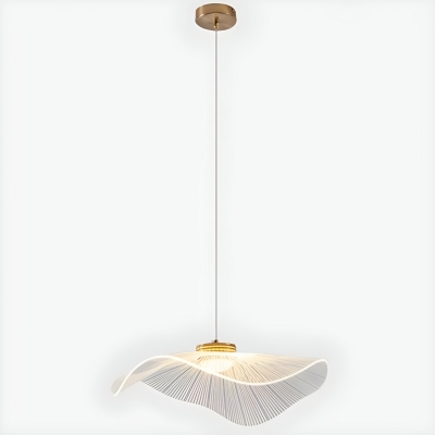 Modern Clear Acrylic LED Pendant Light with Adjustable Hanging Length for a Stylish Home