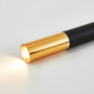 Modern Black Metal Pendant Light with Warm Light LED Bulb and Adjustable Hanging Length