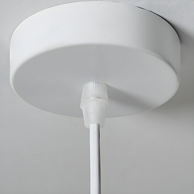 Modern Resin Pendant Light with Adjustable Length - Suitable for LED/Incandescent/Fluorescent Bulb