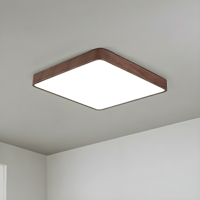 White Industrial Modern Flush Mount Metal Ceiling Light for Residential Use