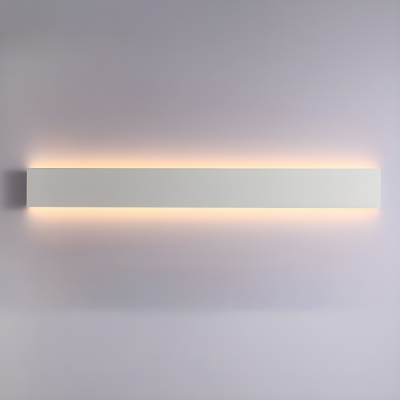 Elegant Modern Warm Light Hardwired Metal Wall Lamp with Acrylic Shade
