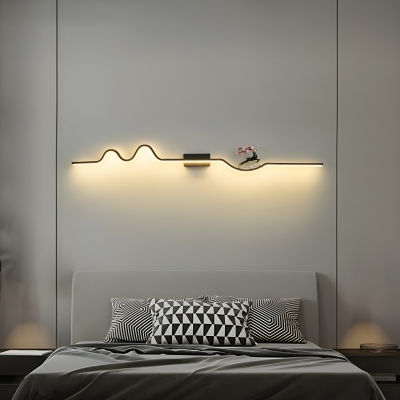 Modern Metal LED Wall Lamp with Ambience-enhancing Acrylic Shade