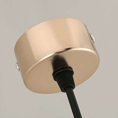 Modern Metal Pendant Light Adjustable Hanging, Natural Light LED