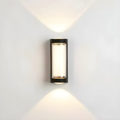 Modern Warm Light Dual-Light Wall Sconce with Acrylic Shades