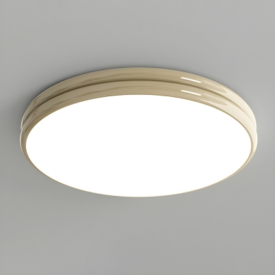 Sleek Modern Residential LED Flush Mount Ceiling Light with Downwards Acrylic Shade