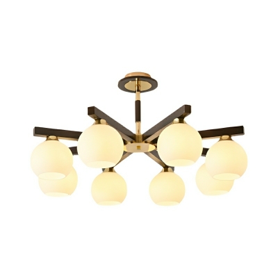 Upgrade Your Decor with a Modern Globe Chandelier - LED/Incandescent/Fluorescent