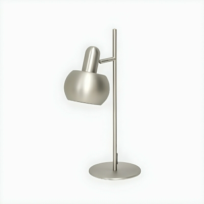 Elegant Contemporary Metal Table Lamp with Downlight and LED Light Bulb