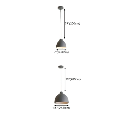 Modern Resin Pendant Light Adjustable Hanging Lighting