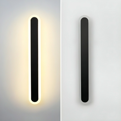 Modern Metal Wall Lamp with Acrylic Shade: Elegant 1-Light Sconce for Indoor Residential Use