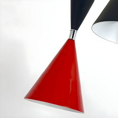 Stylish Metal Pendant Light with Adjustable Hanging Length and Sleek Aluminum Shade