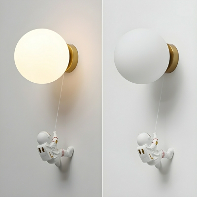 Sleek 1-Light Wall Lamp - Contemporary Hardwired Sconce for Home Decor