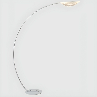 Sleek Metal Arc LED Floor Lamp with 3 Color Light and Foot Switch for Modern Style Home Use