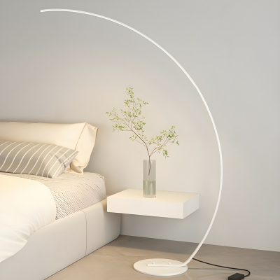 Stylish LED Metal Arc Floor Lamp with Foot Switch for Modern Ambience