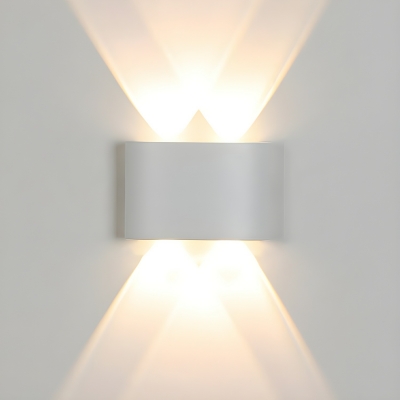 Modern LED Wall Sconce with Up & Down Acrylic Lighting for Cozy Warm Ambiance