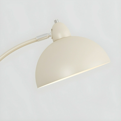 Sleek White Light Floor Lamp with Contemporary Shade and Rocker Switch