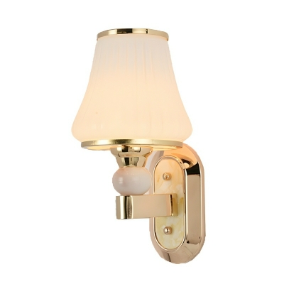 Elegant Hardwired Modern Gold Wall Lamp with Classy Ambient Light for Perfect Room Aesthetic