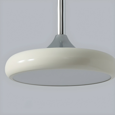 Modern LED Metal Pendant Light with 3 Downward-Facing Iron Shades for Residential Use
