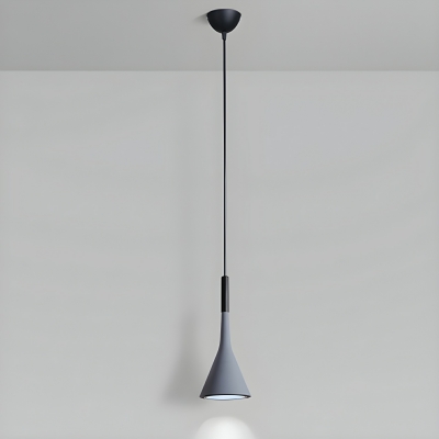 Modern Metal Pendant with Adjustable Hanging Length and Contemporary Design
