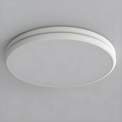 Sleek Modern Residential LED Flush Mount Ceiling Light with Downwards Acrylic Shade