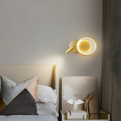 Stylish Metal Modern Wall Lamp in Third Gear Color Temperature for Residential Use