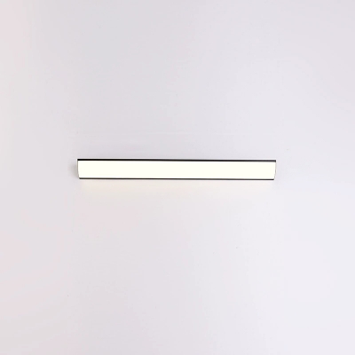 Modern 1-Light Metal Wall Sconce with Acrylic Shade - No Assembly Required