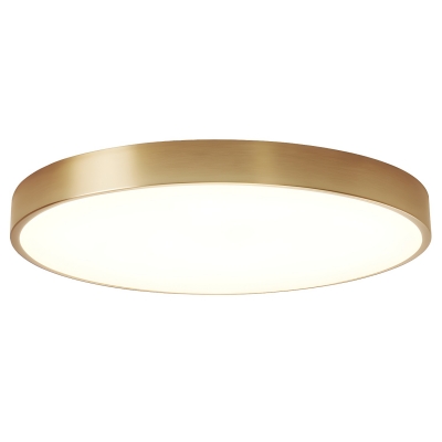 Modern LED Flush Mount Ceiling Light with Acrylic Shade, Direct Wired Electric Power Source